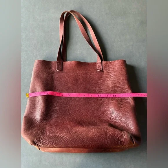 Madewell Medium Transport Tote Dark Cabernet - Picture 5 of 15